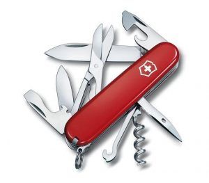 Cortapluma Victorinox Climber Mediana Para Montañismo 14 Funciones Roja (1.3703)