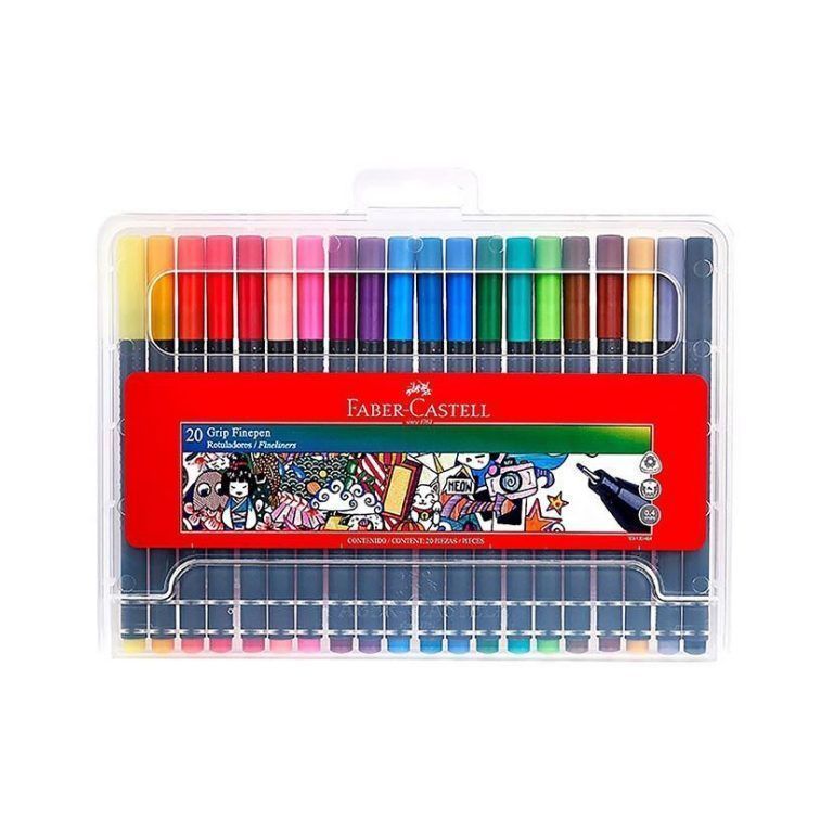 Rotulador Faber Castell Grip Finepen 20 Colores