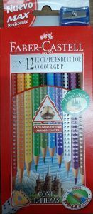 Lápices De Color Faber-Castell Colour Grip 12 Colores