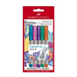 Set de Marcadores Faber Castell Multimark Plus 5 Colores