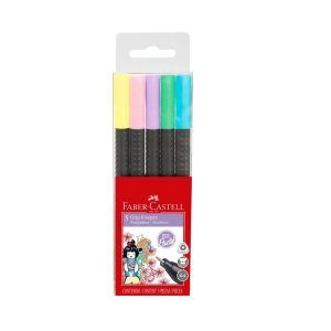 Rotuladores Tiralíneas Grip Finepen 5 Colores