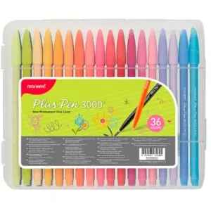 Set de Marcadores Monami Plus Pen 3000 36 Colores