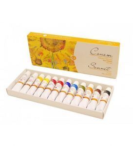 Set Oleo Sonnet 12 Colores En Tubos De 10ml