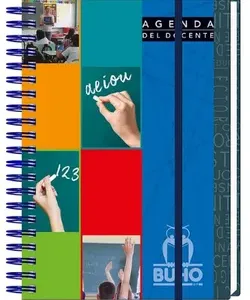 Agenda del Docente 2025 Buho con Espiral