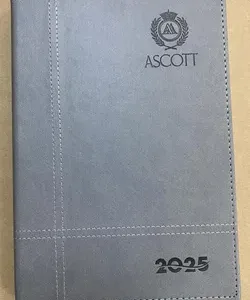 Agenda Ascott Italiana Presidente Clásica 2025 Gris - Grabado Gratis en libreriaalemana.cl