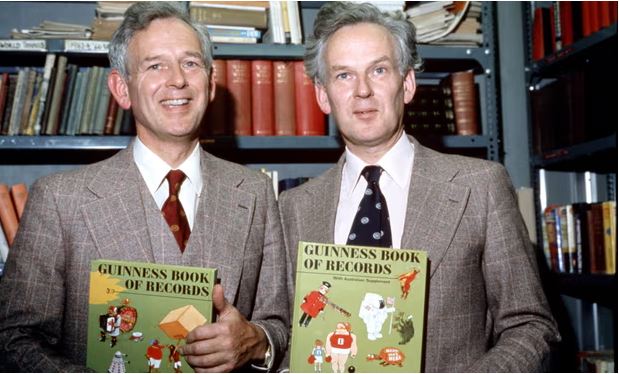 hermanos Norris y Ross McWhirter - Guinness World Records