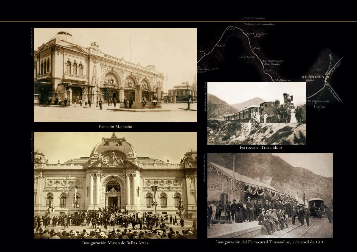 Foto de página libro Centenario de 1910 Provincias y Comunas de Chile