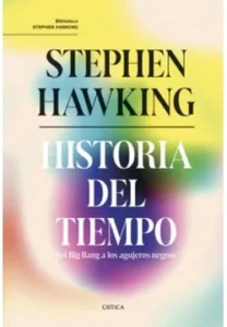 ortada del libro "Historia del tiempo" de Stephen Hawking