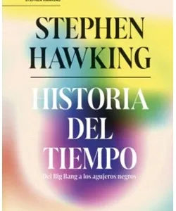 ortada del libro "Historia del tiempo" de Stephen Hawking