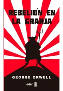 Portada del libro "Rebelión en la granja" de George Orwell