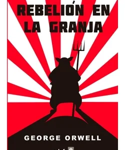 Portada del libro "Rebelión en la granja" de George Orwell