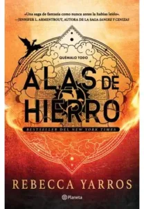 Portada del libro Alas de Hierro de Rebecca Yarros