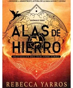 Portada del libro Alas de Hierro de Rebecca Yarros