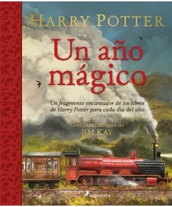 Portada del libro Harry Potter: Un año mágico con ilustraciones de Jim Kay