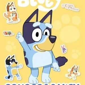 Bluey 6 Conoce a Bluey, portada del libro infantil introductorio del personaje Bluey
