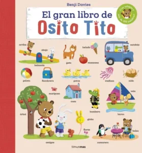 El gran libro de Osito Tito de Benji Davies, portada del libro infantil ilustrado para primeros aprendizajes