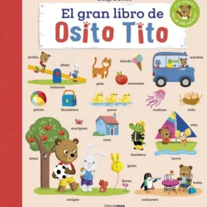El gran libro de Osito Tito de Benji Davies, portada del libro infantil ilustrado para primeros aprendizajes