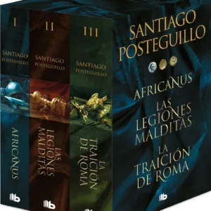 Estuche Trilogía Africanus de Santiago Posteguillo, box set de novelas históricas sobre Roma y Escipión Africano