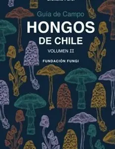 Guía de campo hongos de Chile volumen 2 portada ilustrada con especies de hongos nativos