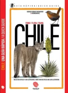 Guía rápida funga flora y fauna de Chile portada ilustrada de especies nativas