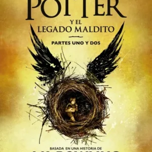 Harry Potter y el Legado Maldito portada del libro con el nido y las alas negras obra de teatro oficial