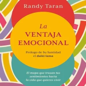 La ventaja emocional portada del libro de Randy Taran con diseño circular multicolor