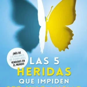 Las 5 heridas que impiden ser uno mismo de Lise Bourbeau, portada del libro de desarrollo personal y sanación emocional