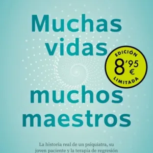 Muchas vidas, muchos maestros de Brian Weiss, portada del libro sobre regresión, reencarnación y crecimiento espiritual