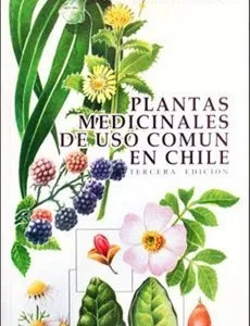 Plantas medicinales de uso común en Chile tercera edición portada ilustrada de hierbas medicinales
