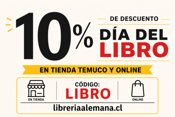 Gráfica descuento dia del libro en Librería Alemana