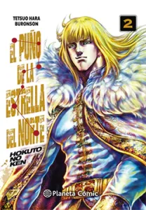 Portada del manga Hokuto No Ken N° 02 de Tetsuo Hara y Buronson que muestra al personaje Shin