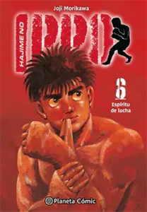 Portada del manga Hajime no Ippo de Joji Morikawa con Ippo vendándose una mano