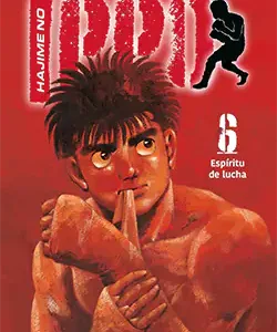 Portada del manga Hajime no Ippo de Joji Morikawa con Ippo vendándose una mano