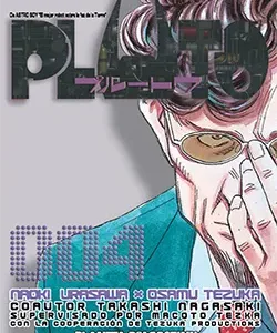 Portada del manga Pluto n° 4 de Naoki Urasawa, Osamu Tezuka, Takashi Nagasaki, Edición Planeta Cómic