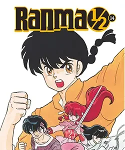 Portada del manga Ranma 1/2 volumen 14 edición Kanzenban de Rumiko Takahashi con personaje en pose de combate