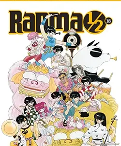 Portada del manga Ranma 1/2 volumen 18 edición Kanzenban de Rumiko Takahashi con personaje en pose de combate