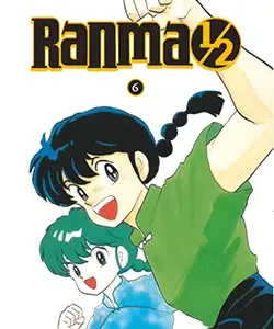 Portada del manga Ranma 1/2 volumen 6 edición Kanzenban de Rumiko Takahashi con personaje en pose de combate