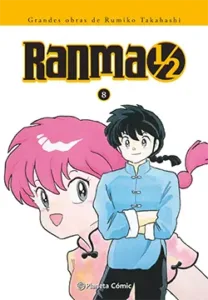 Portada del manga Ranma 1/2 volumen 8 edición Kanzenban de Rumiko Takahashi con personaje en pose de combate
