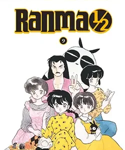 Portada del manga Ranma 1/2 volumen 9 edición Kanzenban de Rumiko Takahashi con personaje en pose de combate