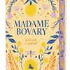 Madame Bovary libro portada ilustrada con flores y tonos amarillos edición Gustave Flaubert