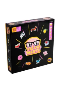 Caja del juego de mesa Velozmente, juego de rapidez mental y asociación de conceptos para toda la familia.