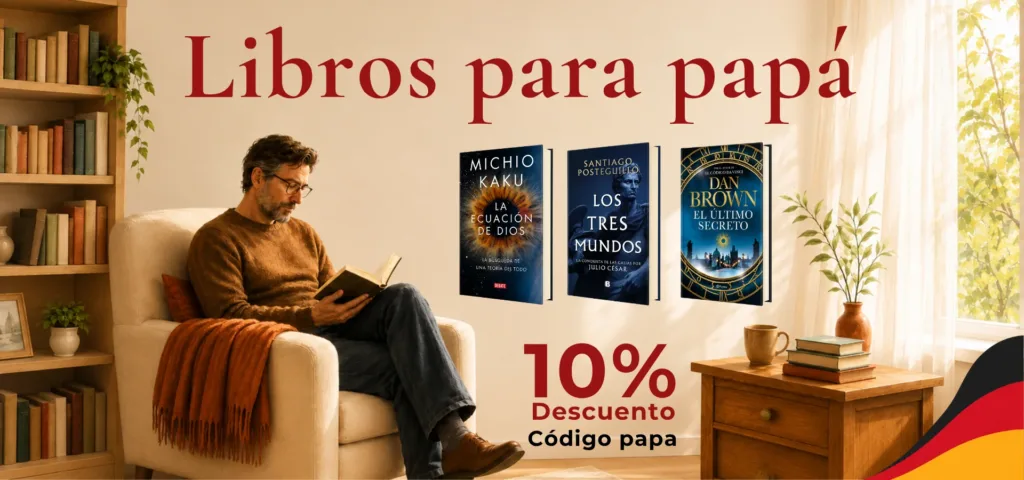 Libros para papá con 10% de descuento en Librería Alemana