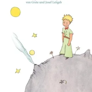 Portada del libro Der kleine Prinz de Antoine de Saint-Exupéry, edición Karl Rauch, ISBN 9783792000496.