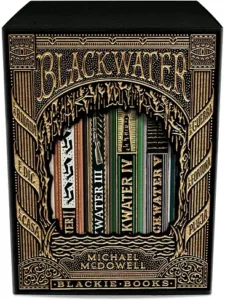 Portada del libro «Cofre blackwater», de Michael Mcdowell (Blackie Books)
